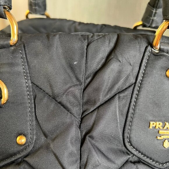 Prada Tessuto Quilted Nylon Dome Satchel - Picture 3 of 14